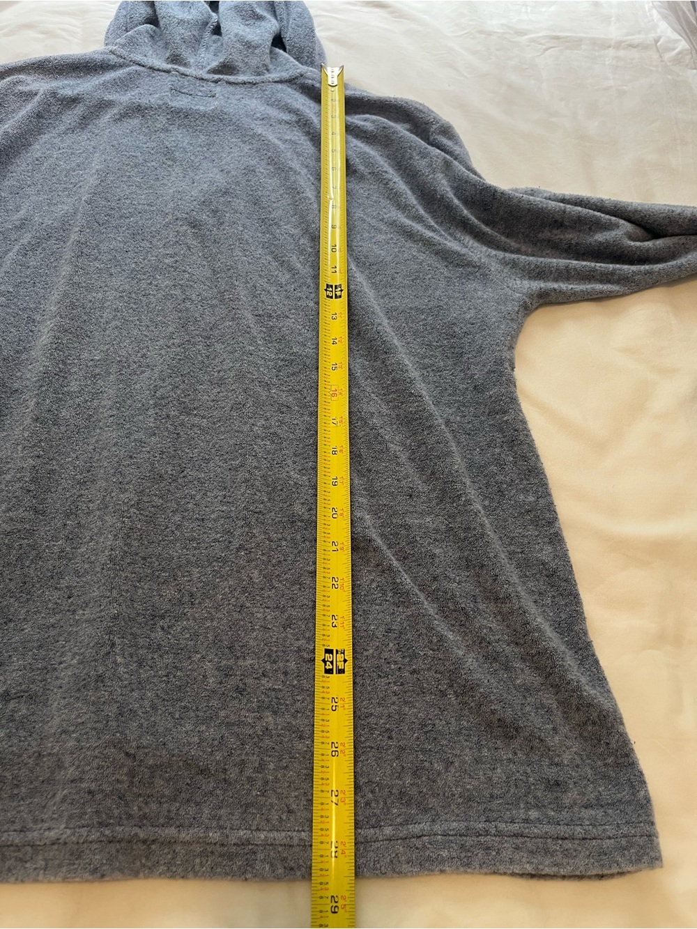 Marine Layer Terry Beach Hoodie Light Blue Men’s Large - Picture 9 of 9